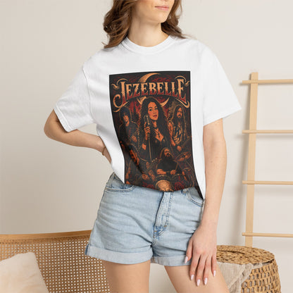 Jezebelle Band Poster T-shirt | Dark Gothic Skull Artwork